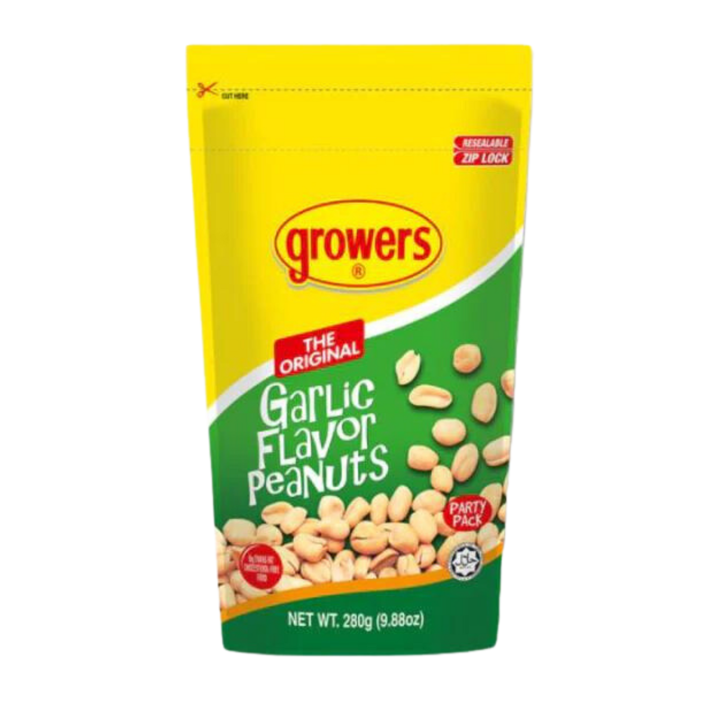 Growers Peanuts Garlic Flavor (Party Pack) - 12/280g | 9.88oz