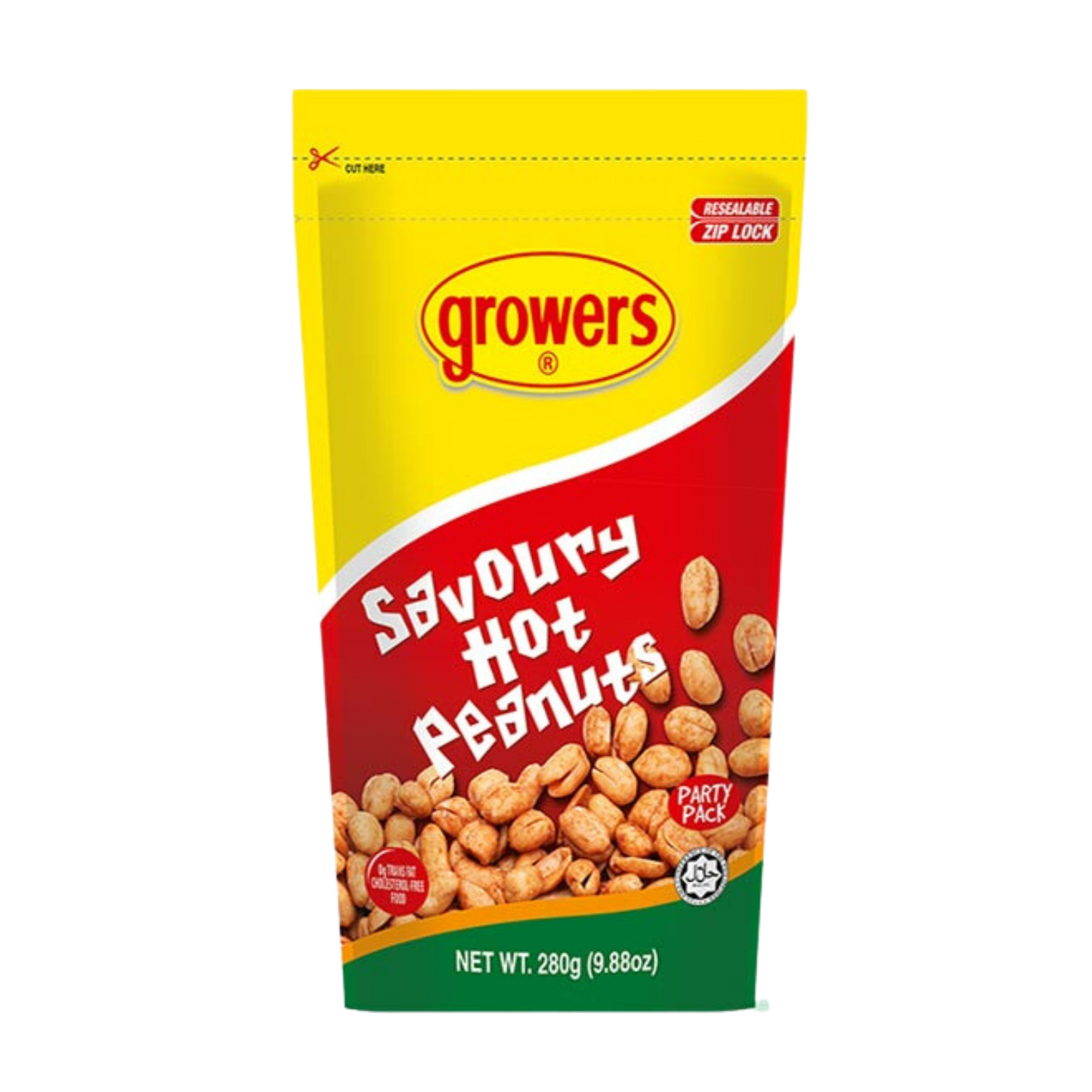 Growers Peanuts Savoury Hot (Party Pack) - 12/280g | 9.88oz