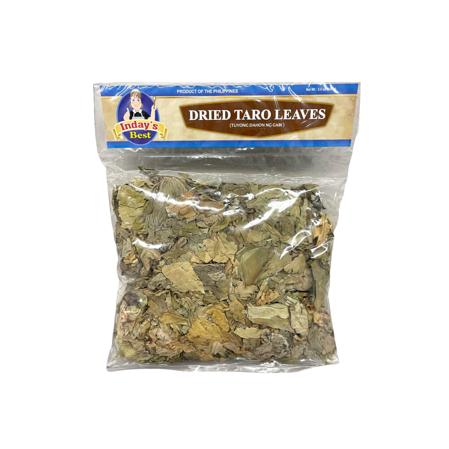 Inday's Best Taro Leaves - 20/100g | 3.53oz