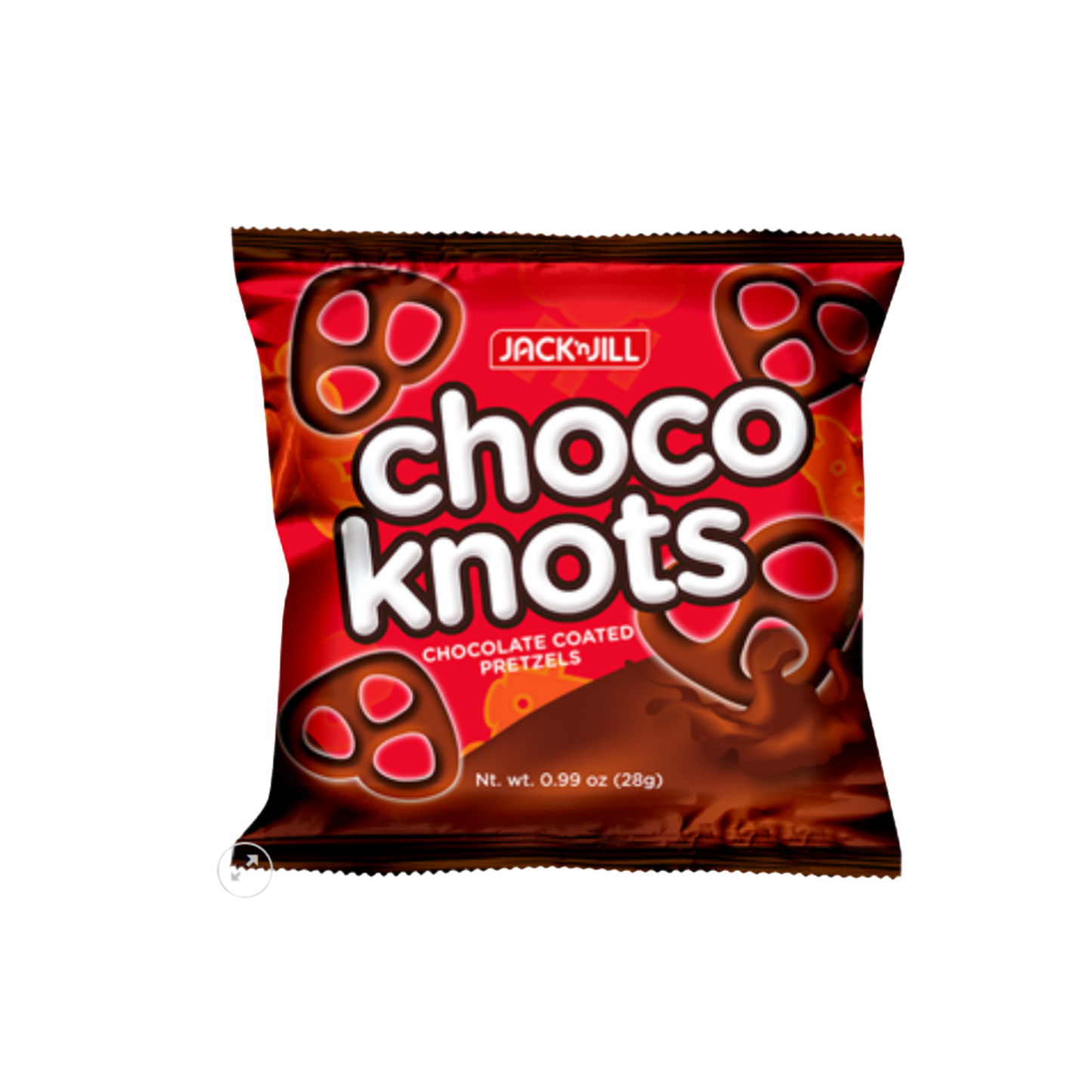Jack & Jill Chocolate Pretzels Choco Knots - 100/28g