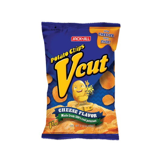 Jack & Jill V-Cut Potato Chips Cheese - 50/2.12oz (60g)