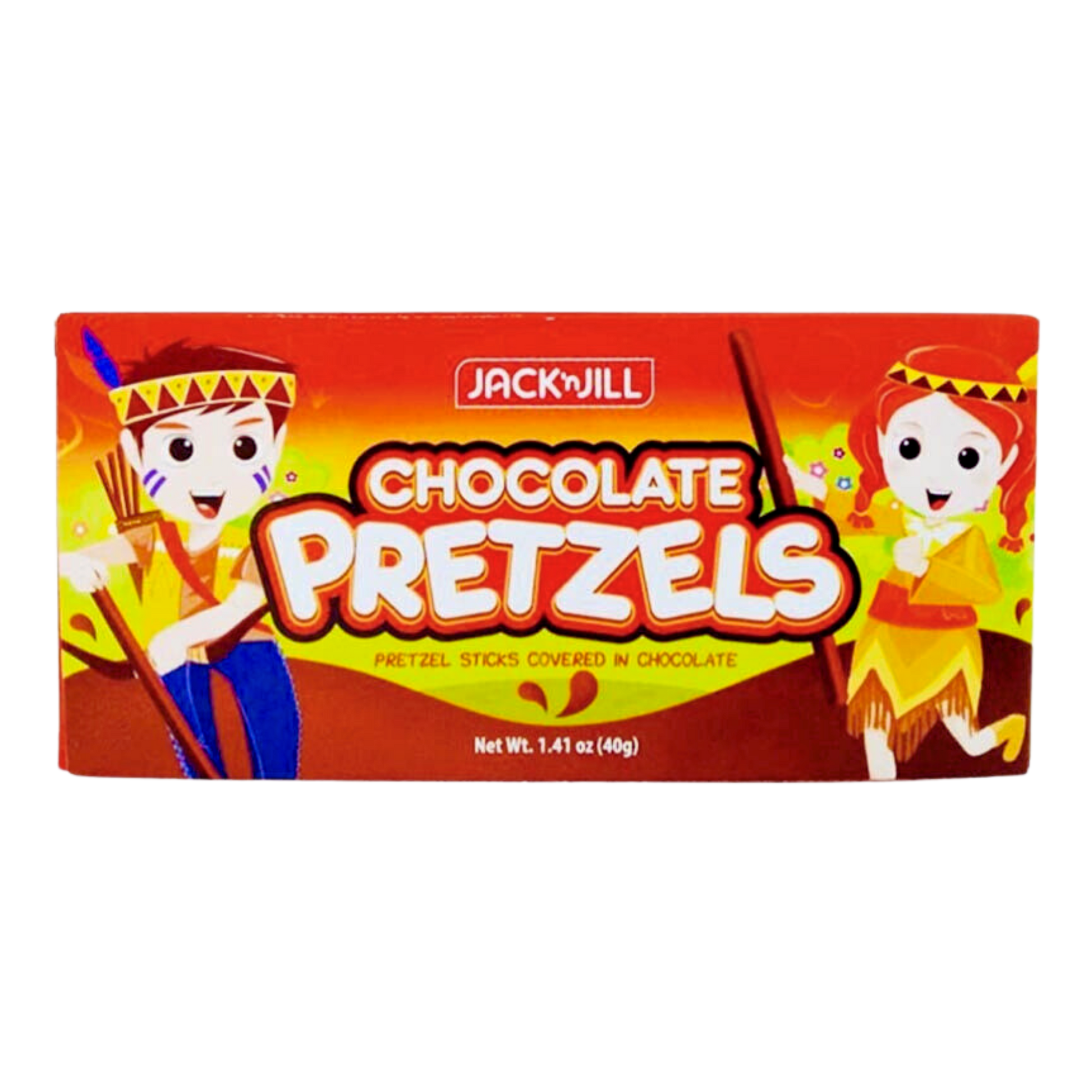 Jack 'n Jill Chocolate Pretzel - 100/40g | 1.41oz – WOW FOOD Jack 'n Jill Chocolate Pretzel - 100/40g | 1.41oz – WOW FOOD