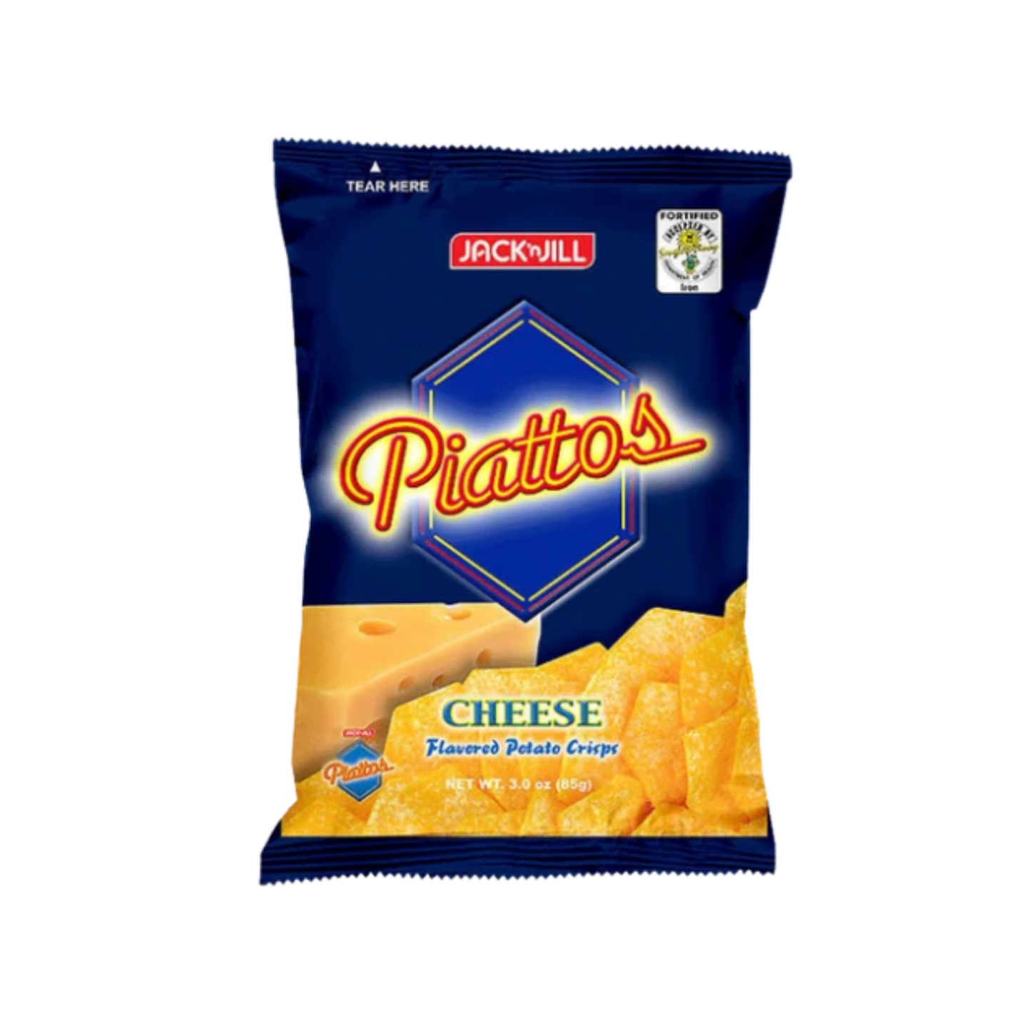 Jack n' Jill Piattos Cheese 85g x 50's - 50/85g | 3oz