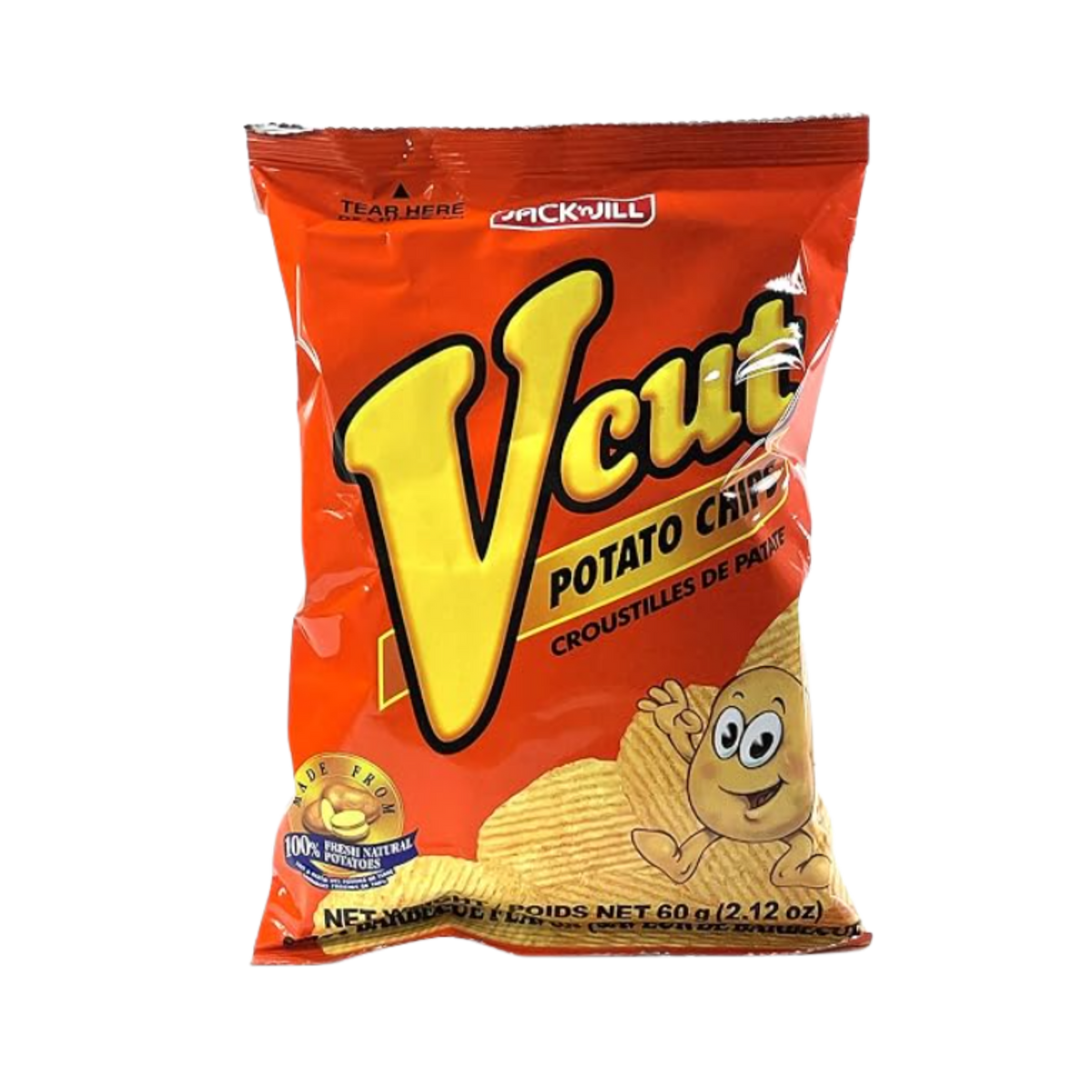 Jack n' Jill V Cut Potato Chips - 50/60g | 2.12oz