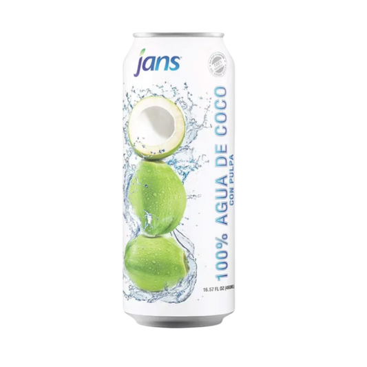 JANS Coconut Water with Pulp- 12/490ml | 16.57oz