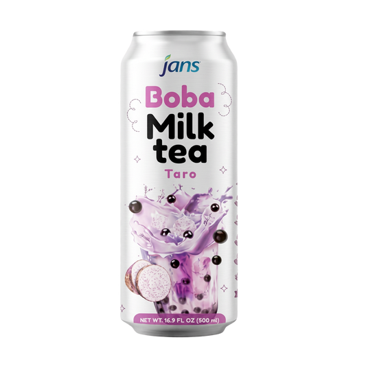 Jans Boba Milk Tea Taro - 24/290ml