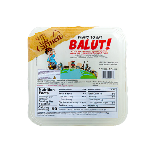 Lola Carmen Ready To Eat Balut - 18/4pcs