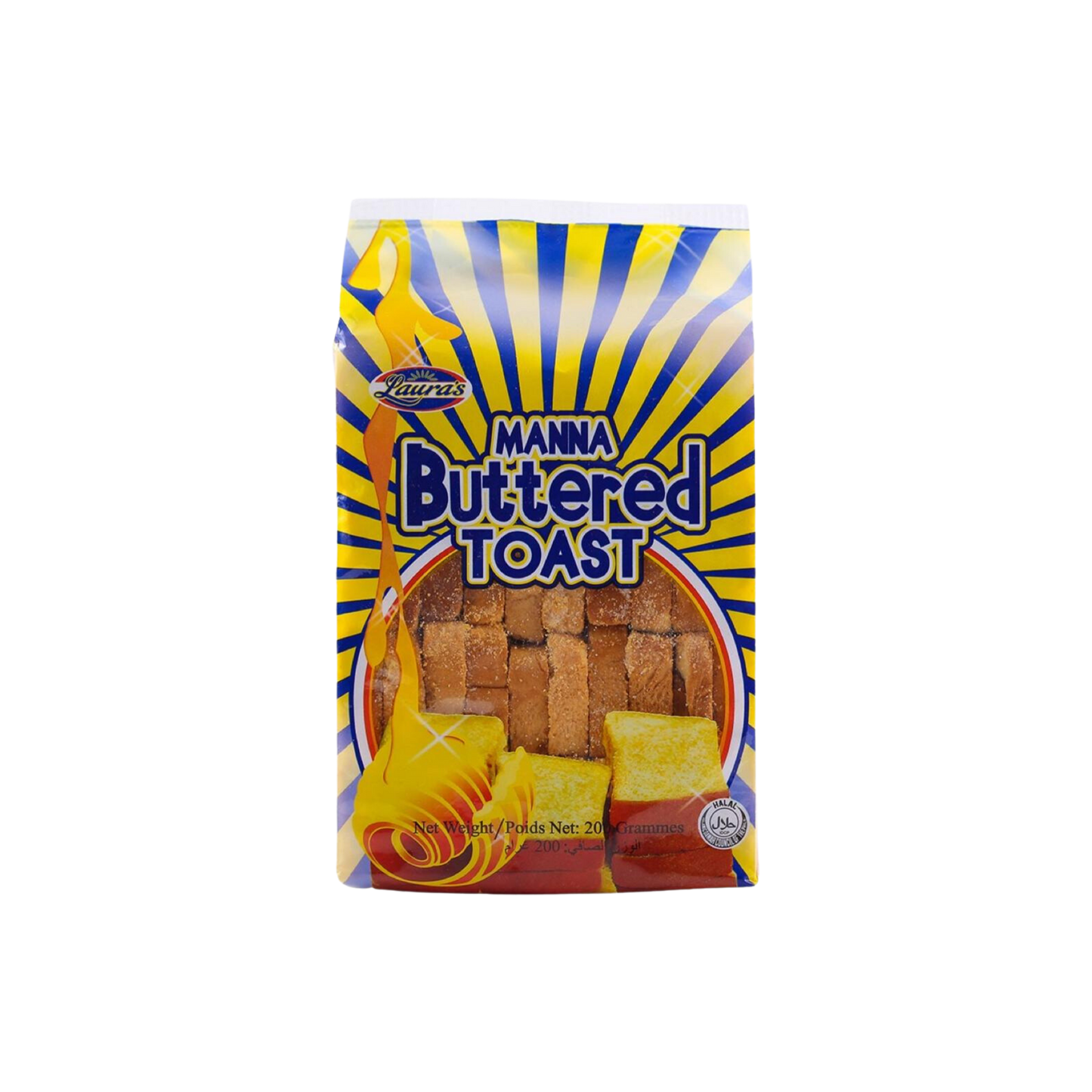 Laura's Manna Buttered Toast - 36/200g | 7.05oz