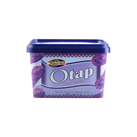 Laura's Otap Ube Flavored Tub - 12/600g | 21.16oz