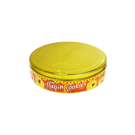 Laura's Raisin Cookies Tin - 12/250 | 8.82oz