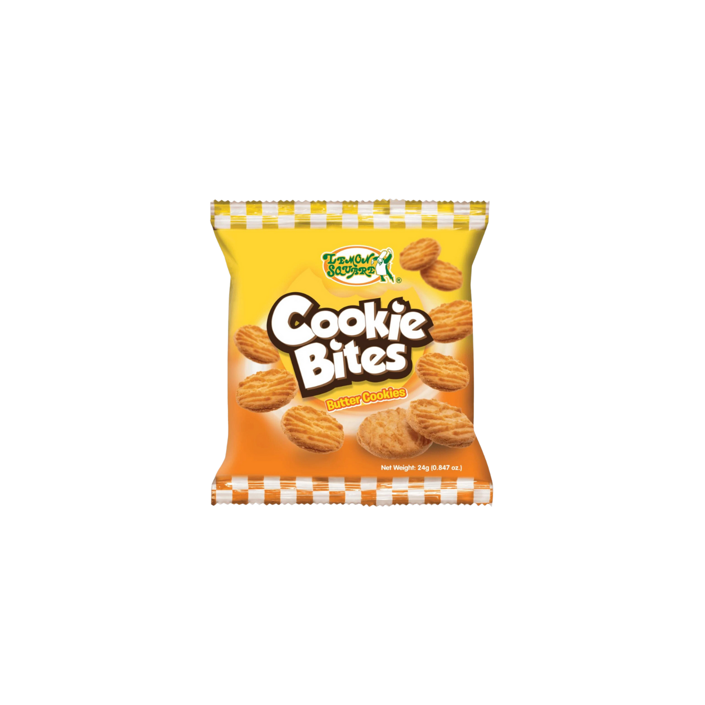 Lemon Square Cookie Bites Butter Cookies 24gx10x12 - 10x12/24g | 0.85oz