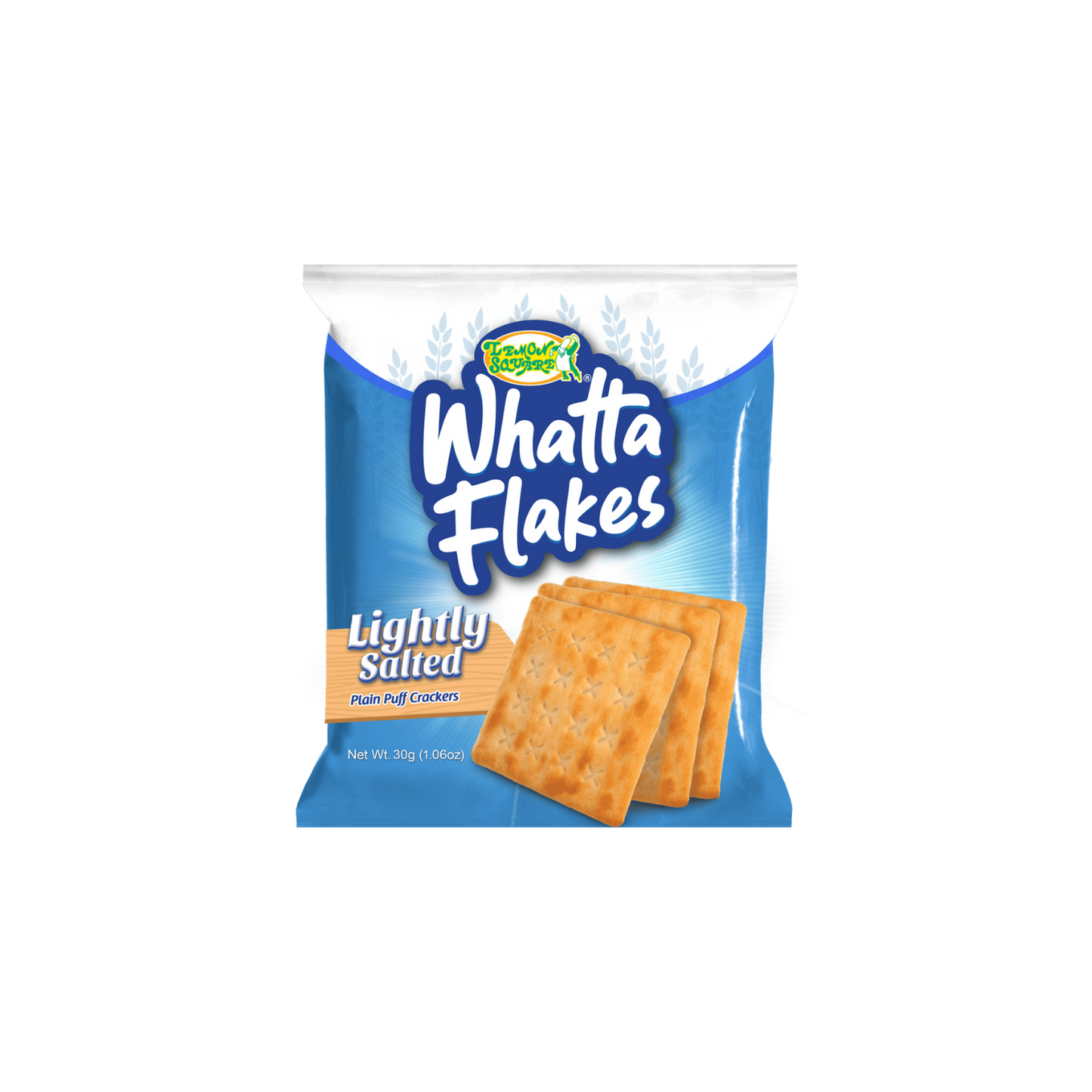 Lemon Square Whatta Flakes Lightly Salted Cracker - 10x20/30g | 1.06oz