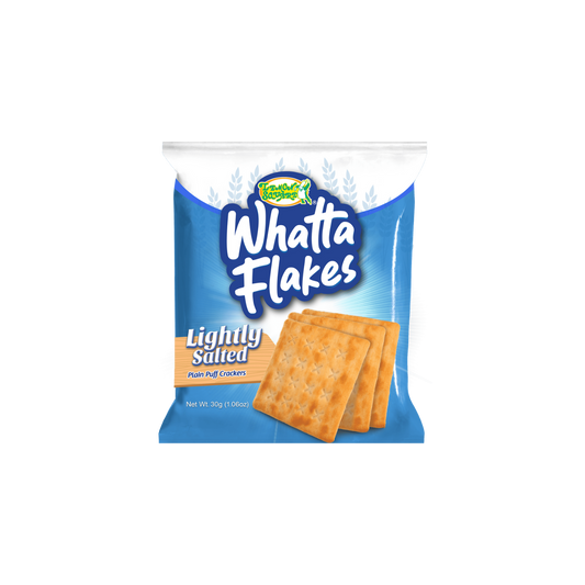 Lemon Square Whatta Flakes Lightly Salted Cracker - 10x20/30g | 1.06oz