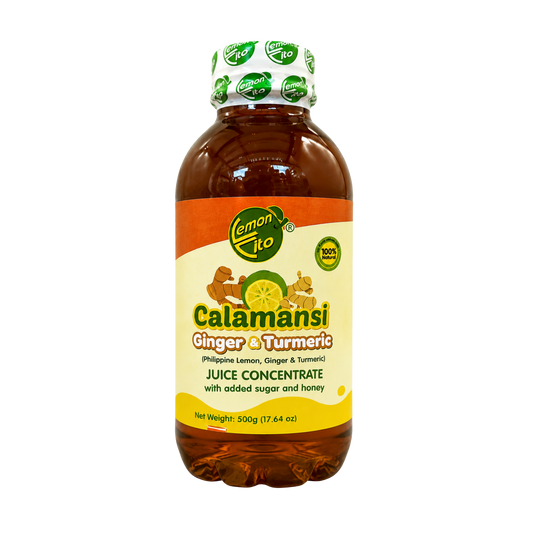 Lemoncito Calamansi Ginger Turmeric Juice Concentrate w/ Honey - 20/500ml
