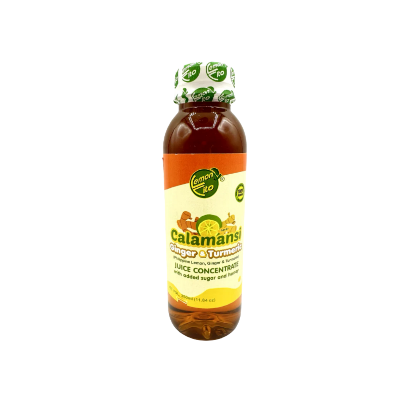 Lemoncito Calamansi Ginger Turmeric Juice Concentrate w/ Honey - 30/350ml