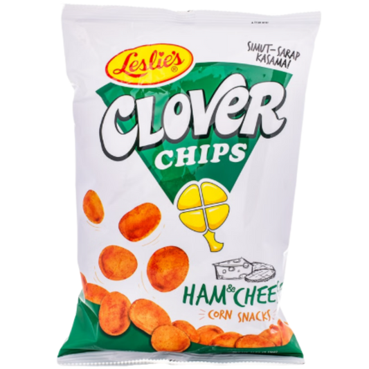 Leslie's Clover Chips Ham & Chesse - 30/145g
