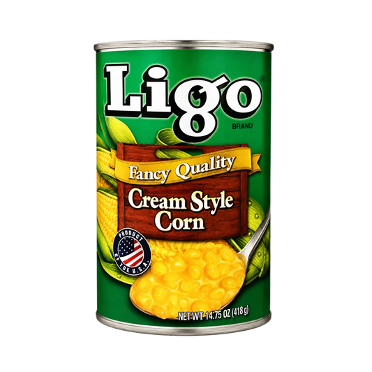 Ligo Cream Style Corn- 24/418g | 14.75oz