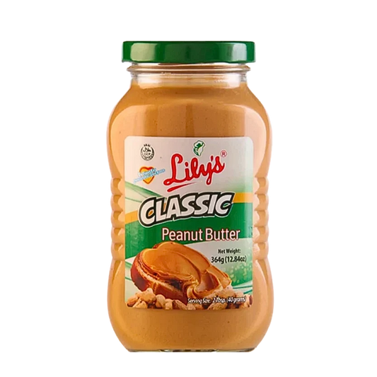 Lily's Peanut Butter Classic 364g (Glass) - 12/364g | 12.84oz