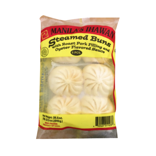 Manila's Ihawan Pork Asado Siopao - 12x6Pcs/Cs
