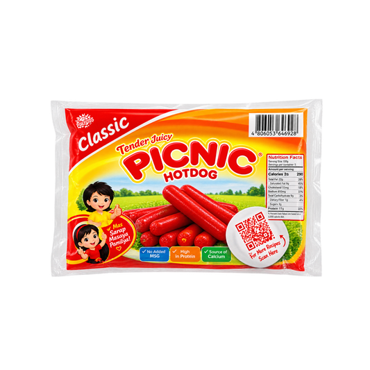 Mekeni Fully Cooked Picnic Uncured Hotdog - 20/340g  | 12oz