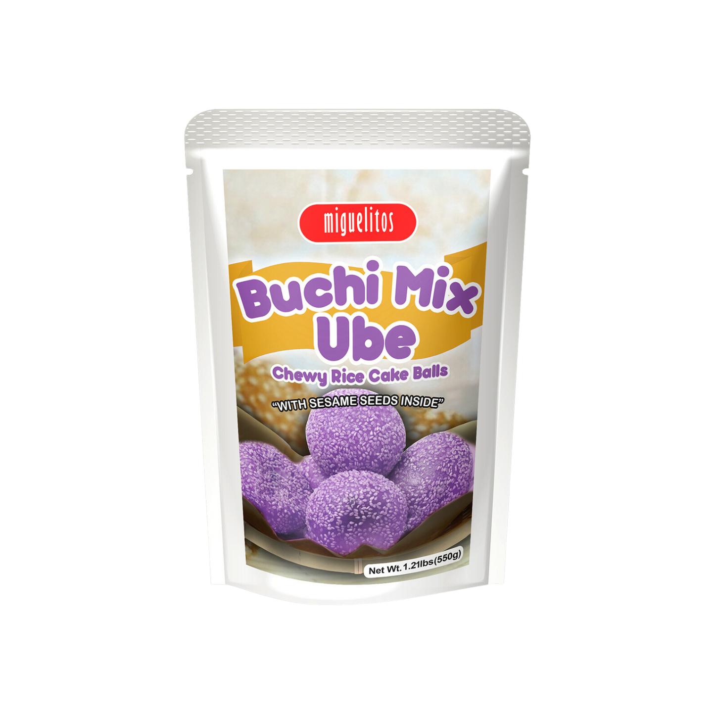 Miguelitos Instant Ube Buchi Premix - 12/500g | 17.64oz