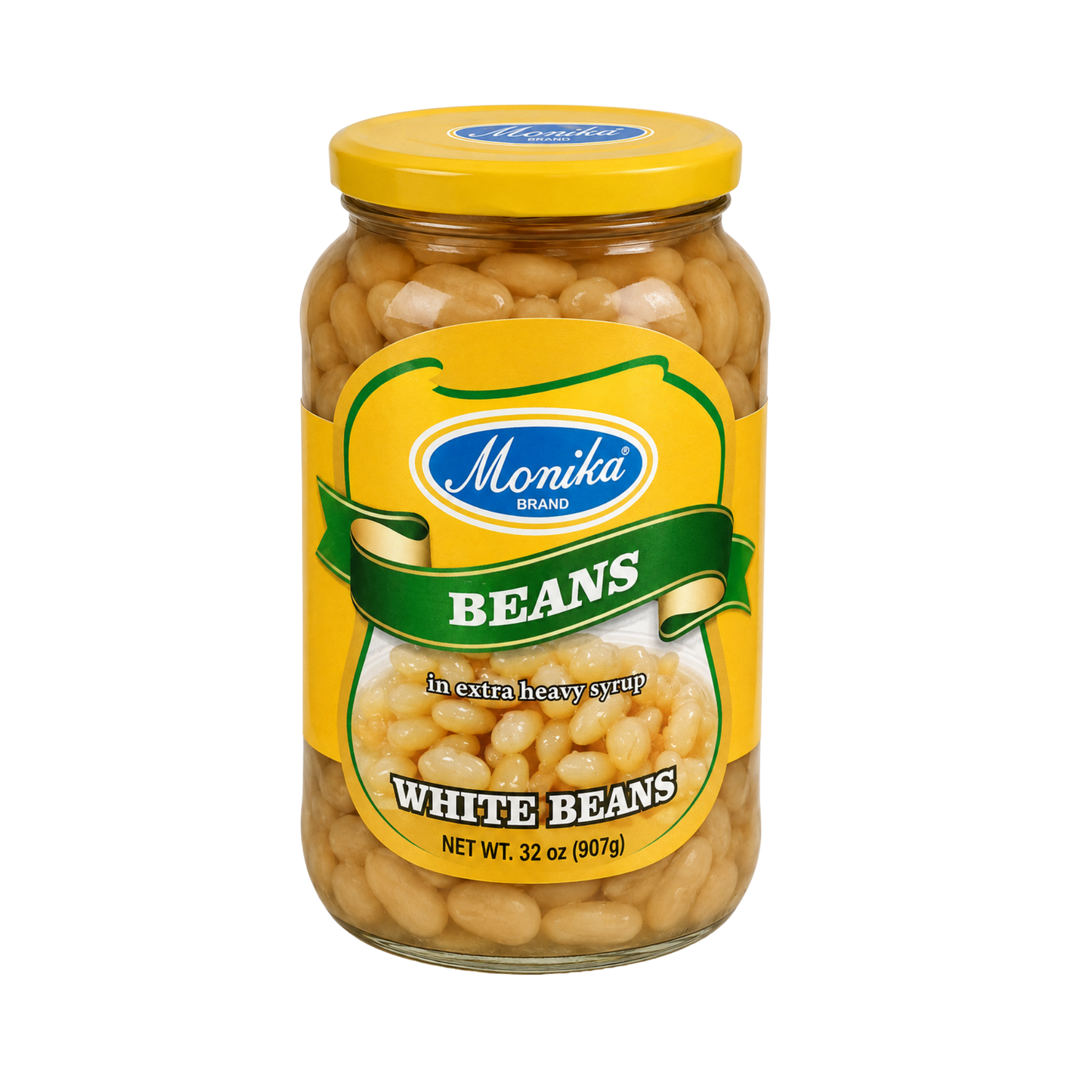 Monika White Beans - 12/907g  | 32oz