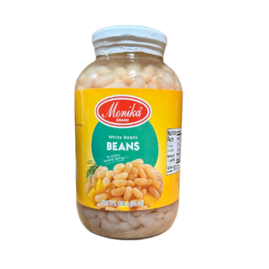 Monika White Beans - 12/907g  | 32oz