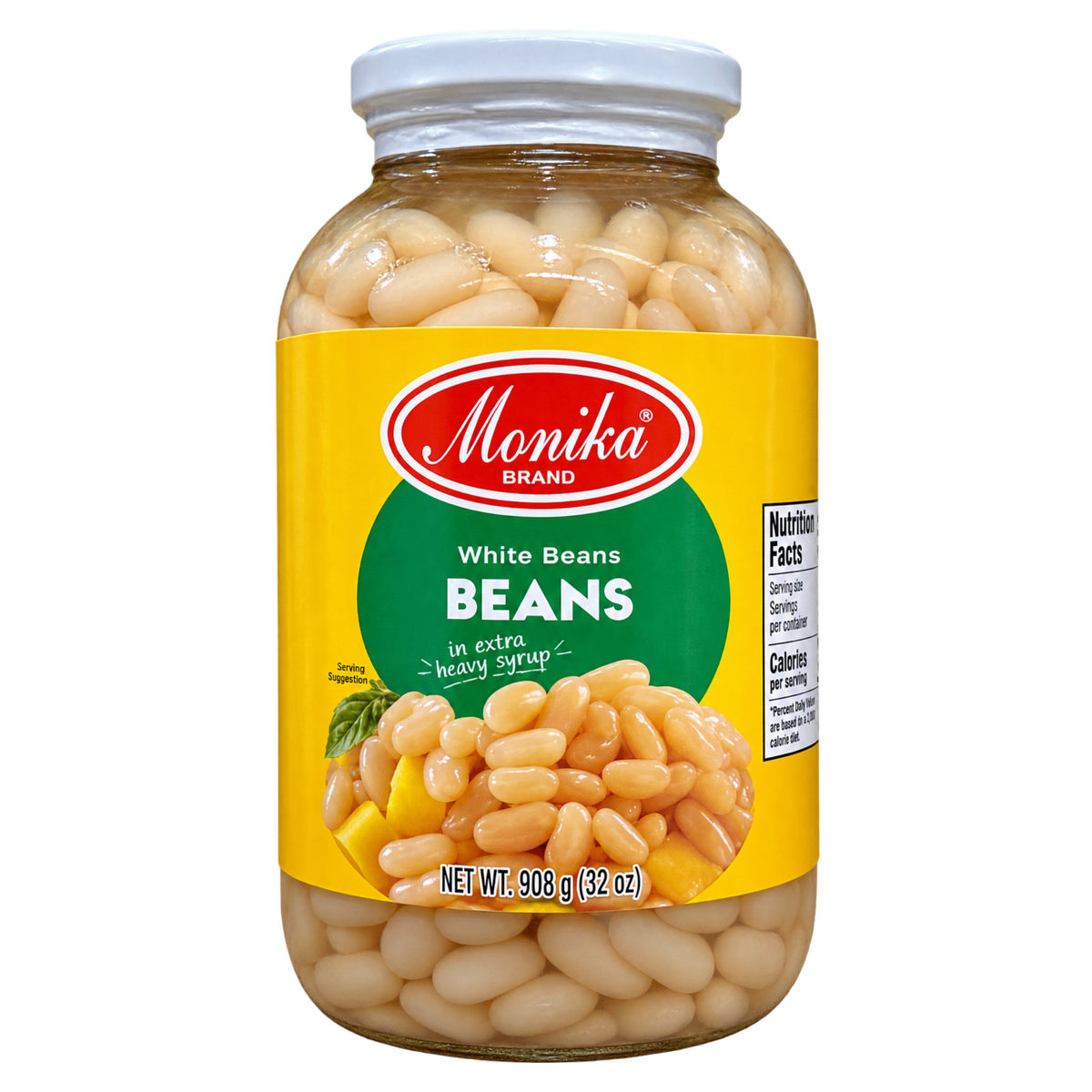 Monika White Beans - 12/907g  | 32oz
