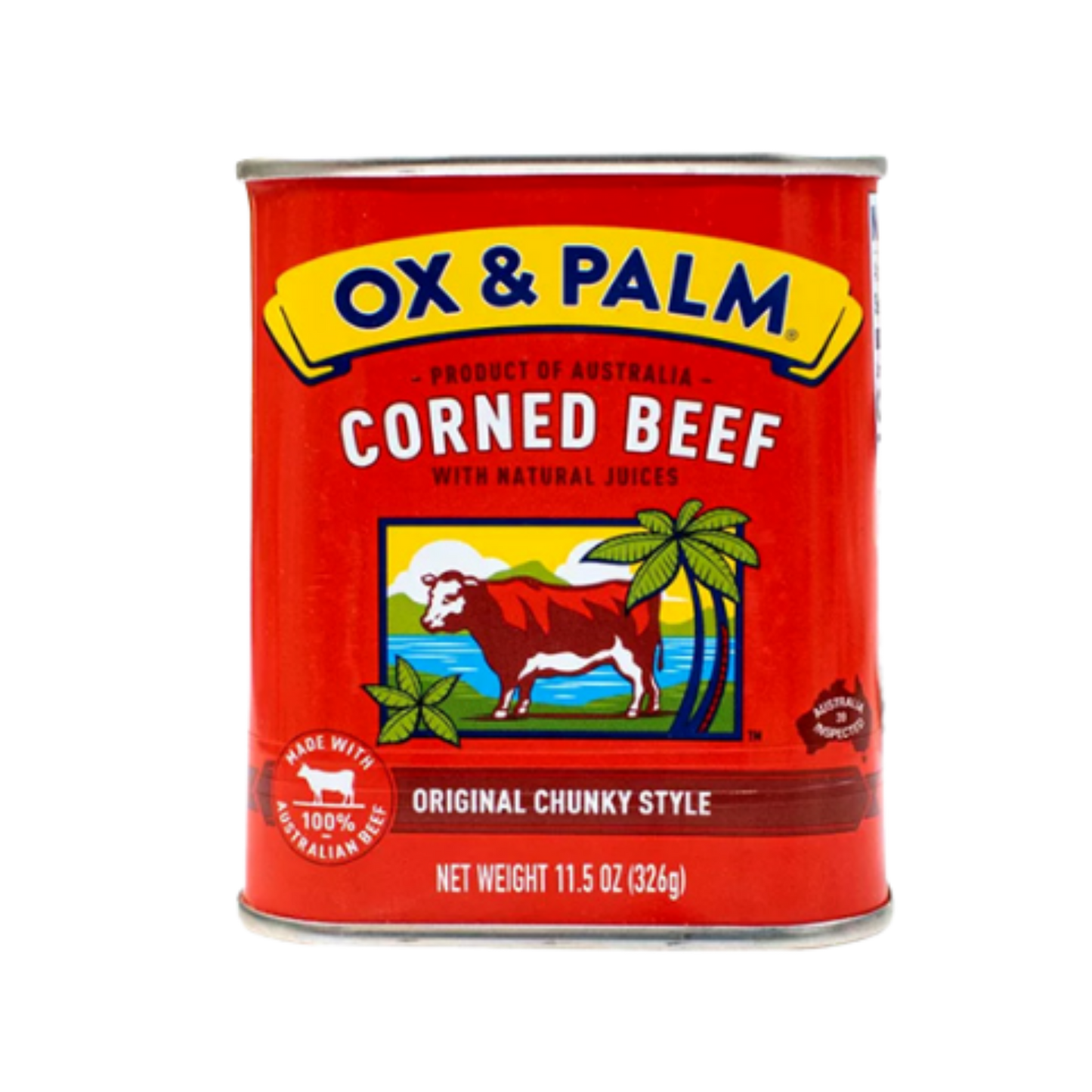 Ox & Palm Corned Beef (Trapezoid) - 24/326g | 11.5oz