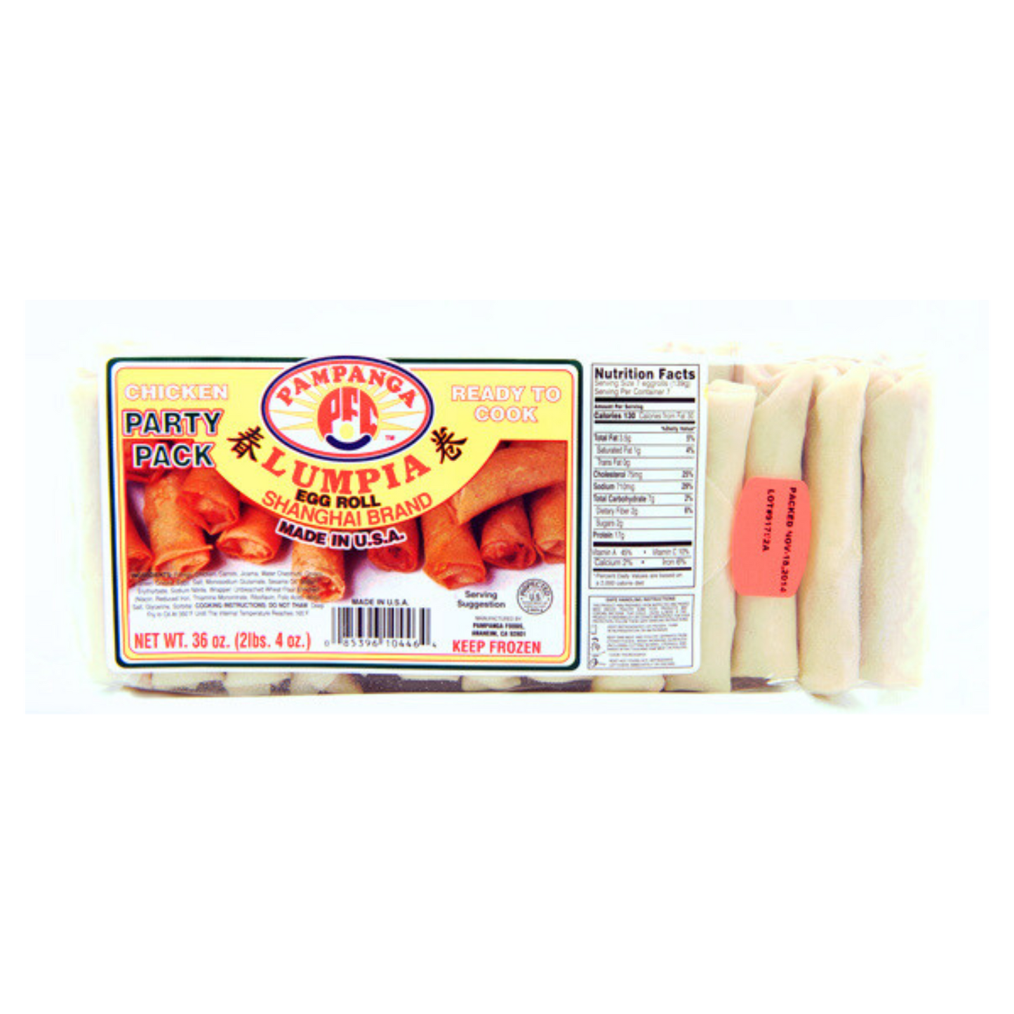 Pampanga Party Chicken Shanghai- 9/36oz