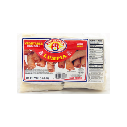 Pampanga Vegetable Egg Roll with Beef - 12/22oz