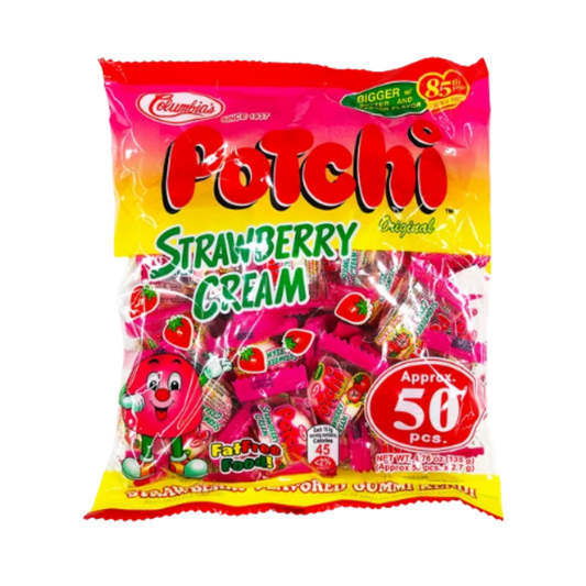Potchi Strawberry Cream Candy - 40/135g