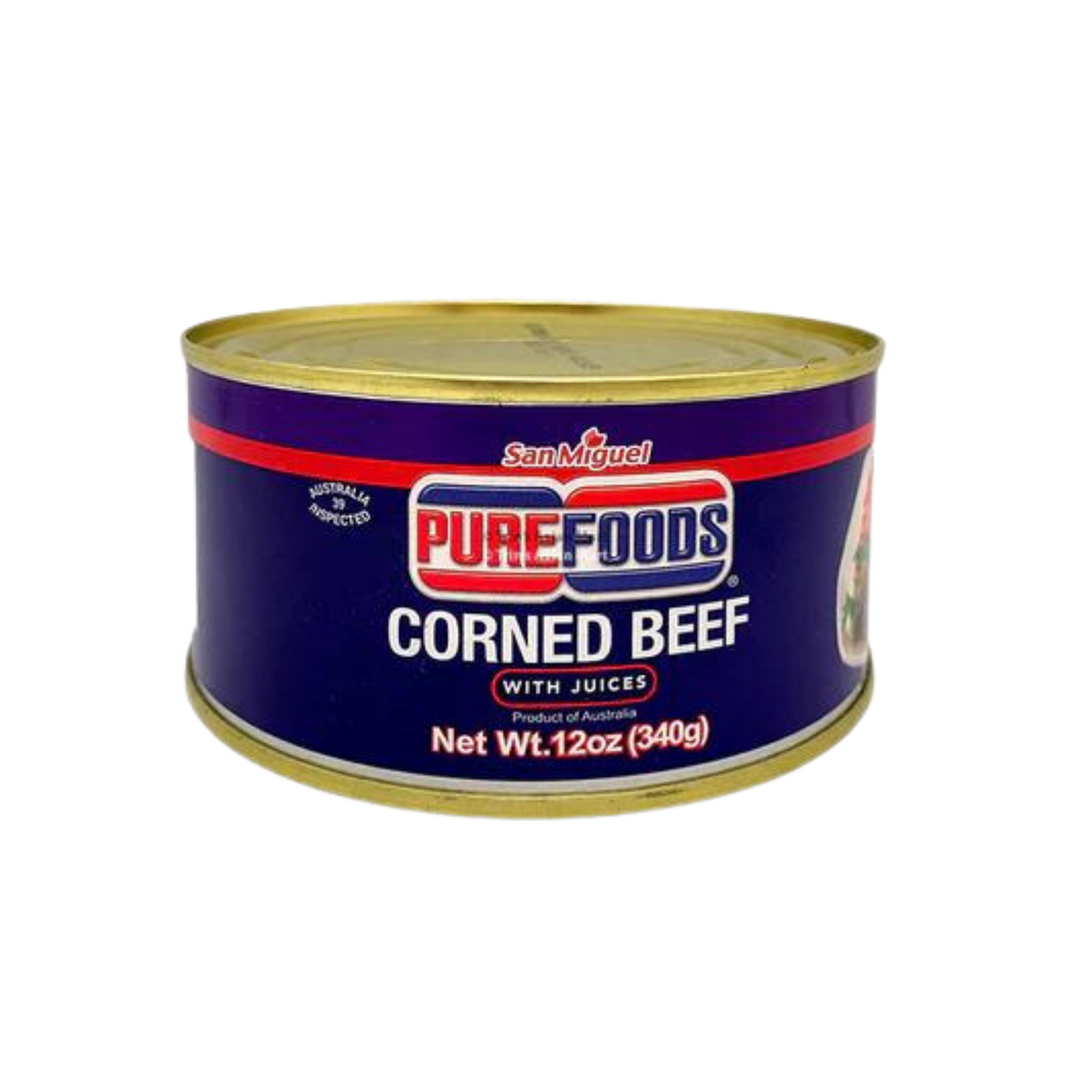 San Miguel Purefoods Corned Beef Round  (Australia)  - 24/340g | 12oz
