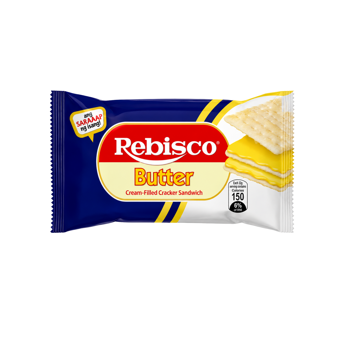 Rebisco Crackers Sandwich Butter - 10x40/31g | 1.09oz