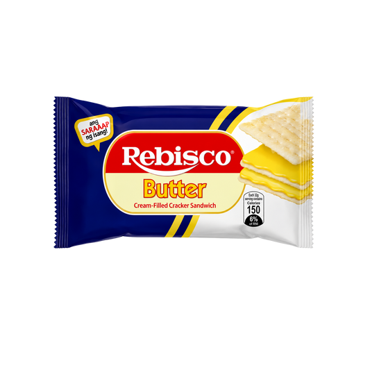 Rebisco Crackers Sandwich Butter - 10x40/31g | 1.09oz