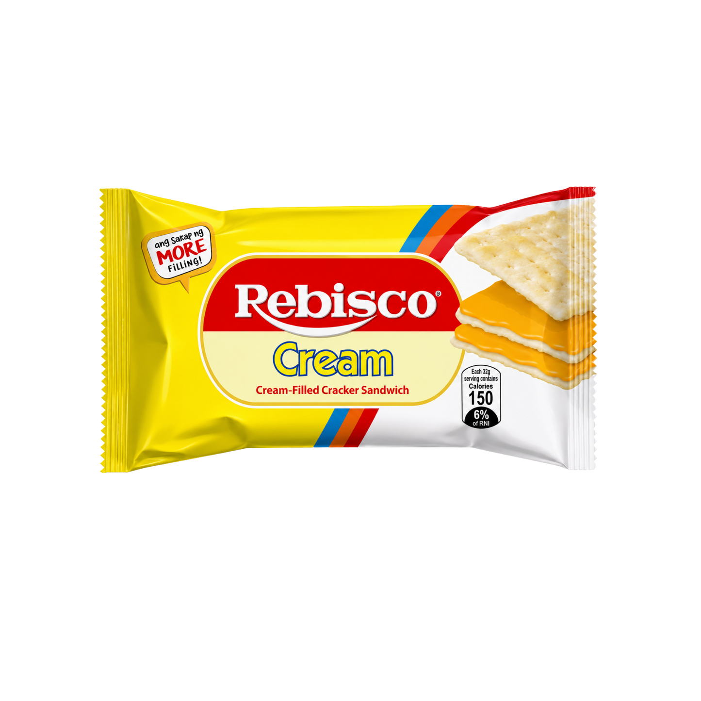 Rebisco Crackers Sandwich Cream - 10x40/31g | 1.09oz
