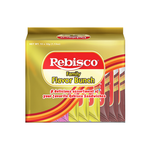 Rebisco Crackers Sandwich Flavor Bunch - 10x40/31g | 1.09oz