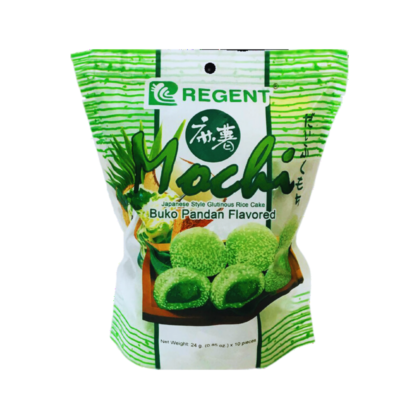 Regent Mochi Buko Pandan Flavor 10x8/240g  |  8.47oz