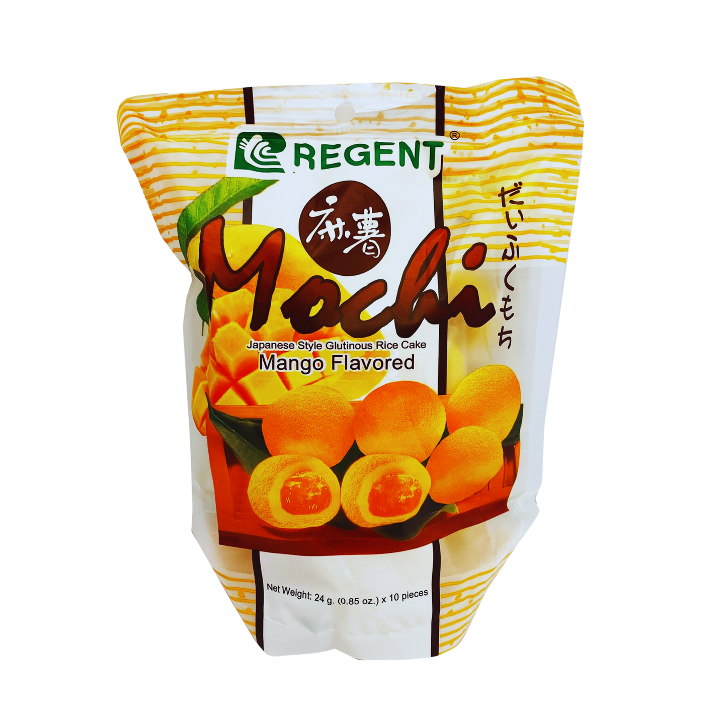Regent Mochi Mango Flavor- 10x8/240g  |  8.47oz