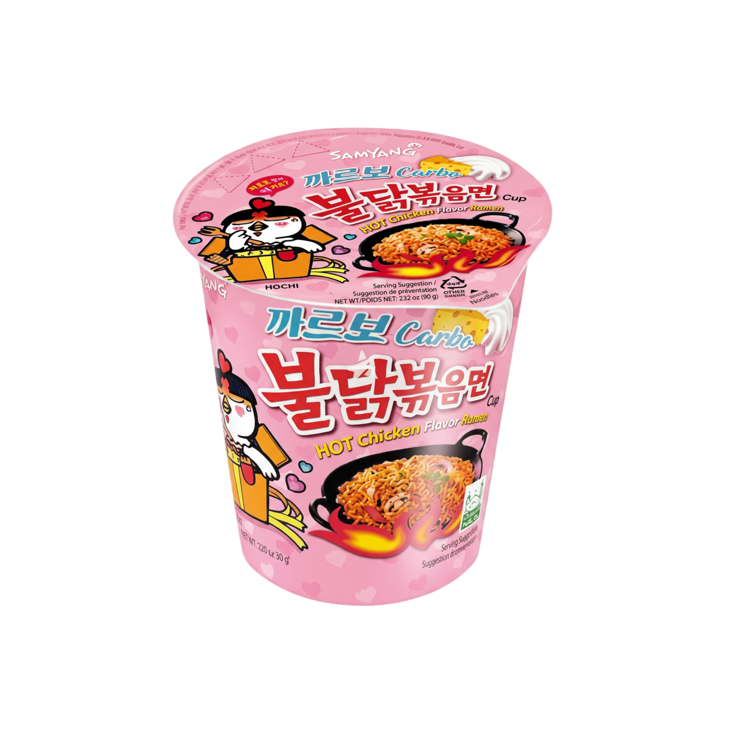 Samyang Buldak Carbonara Hot Chicken (Cup) - 6/80g