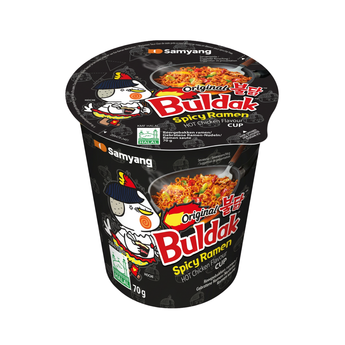 Samyang Buldak Hot Chicken Stir Fry (Original) (Cup) - 6/80g
