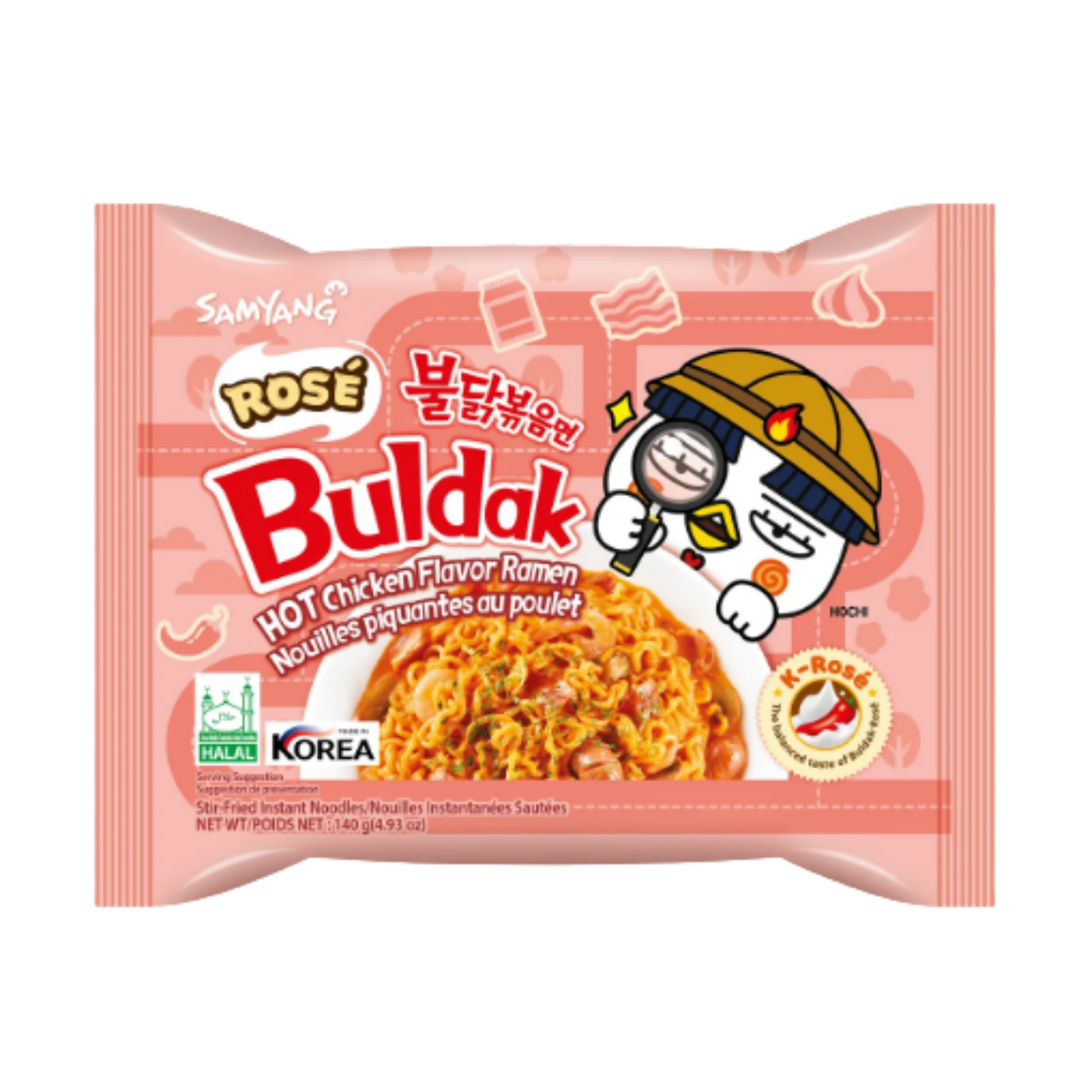 Samyang Buldak Rose Spicy Chicken - 8x5/140g | 4.94oz