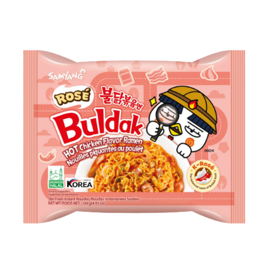 Samyang Buldak Rose Spicy Chicken - 8x5/140g | 4.94oz