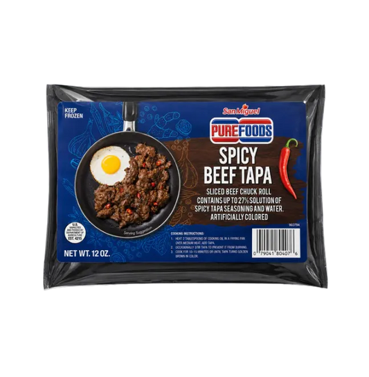 San Miguel Purefoods Spicy Beef Tapa - 12/340G  | 12Oz