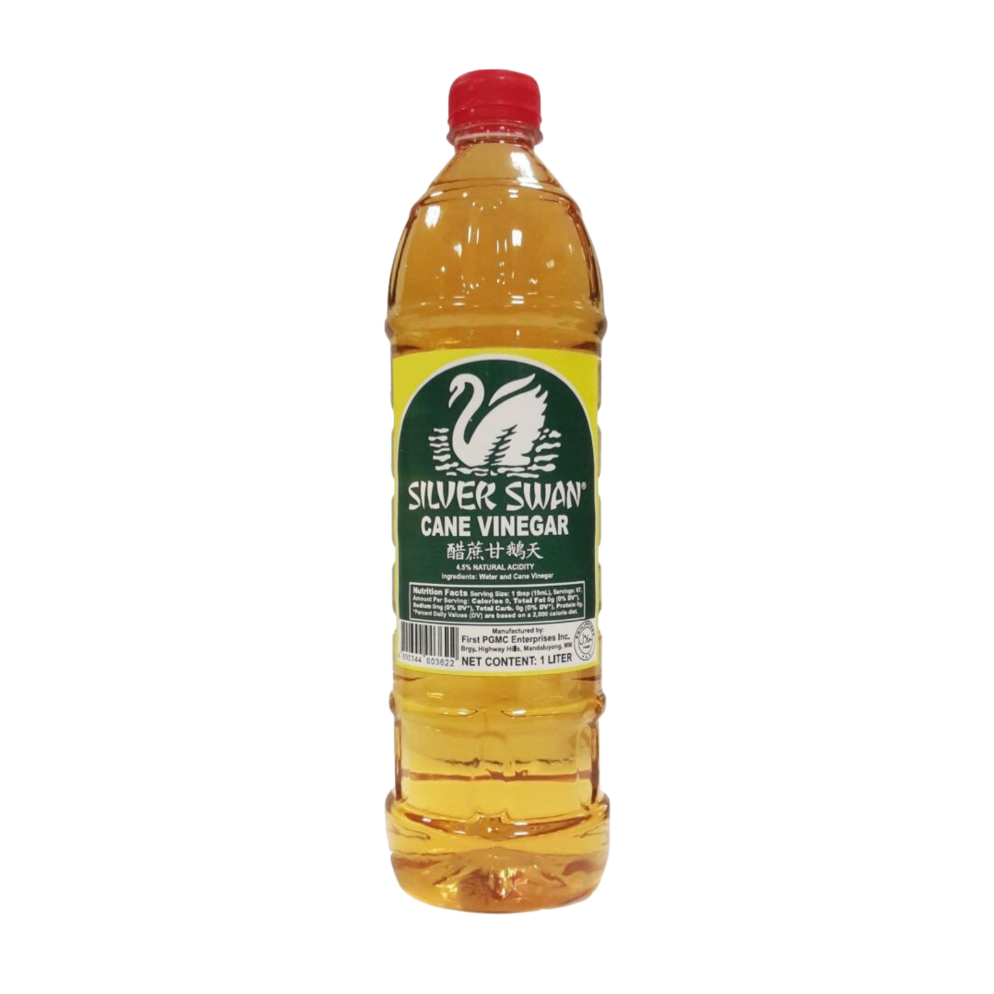 Silver Swan Cane Vinegar (1L) - 12/1000ml | 33.81fl oz
