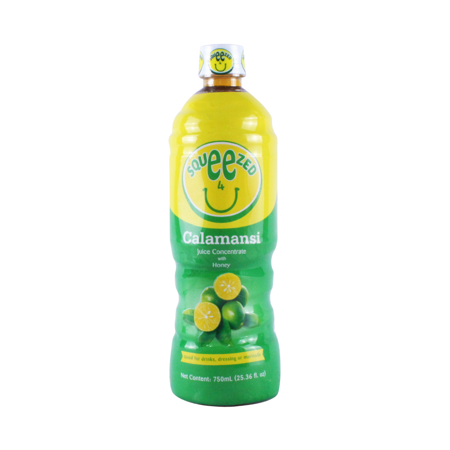 Squeezed 4U Calamansi Juice - Concentrate With Honey - 12/750ml