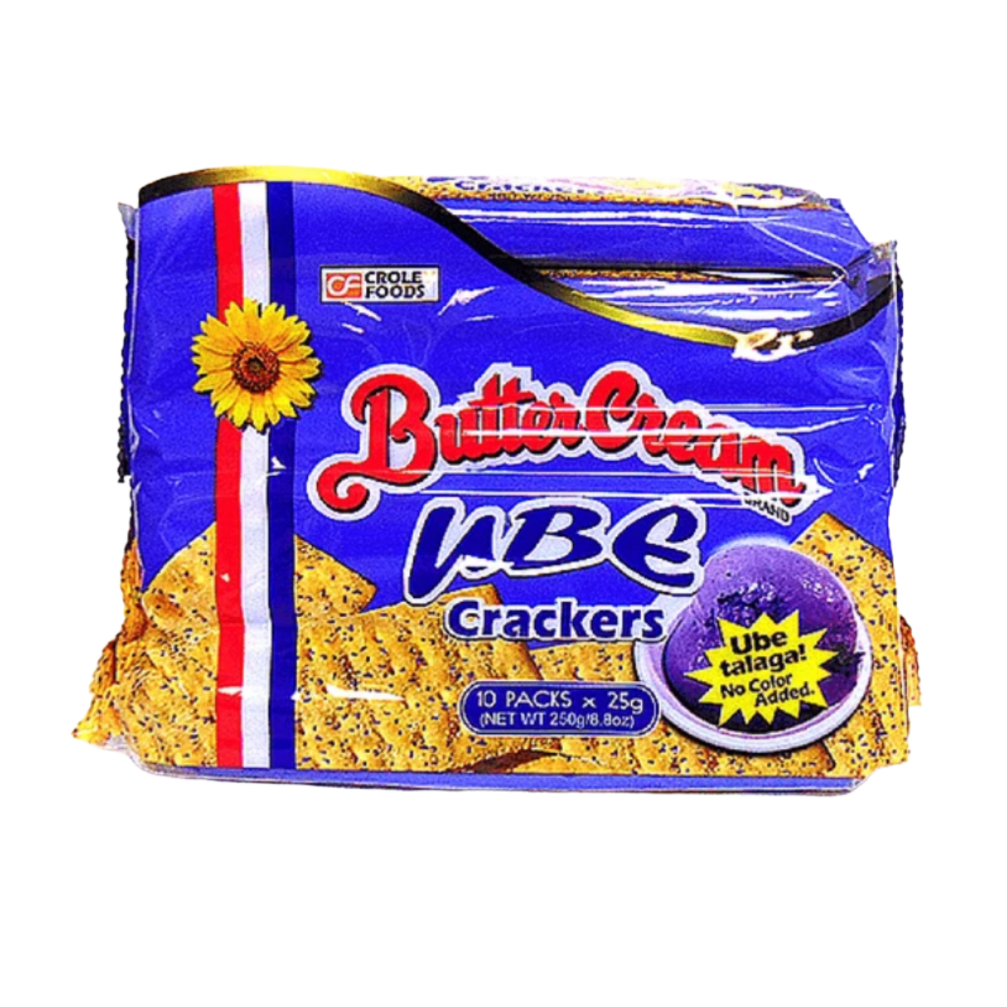Sunflower Butter Cream Crackers Ube-  10/250g | 8.0oz