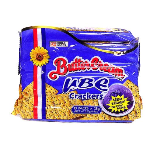 Sunflower Butter Cream Crackers Ube-  10/250g | 8.0oz