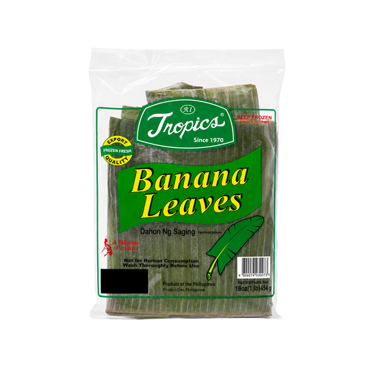 Tropics Banana Leaves Round 6" - 30/16oz