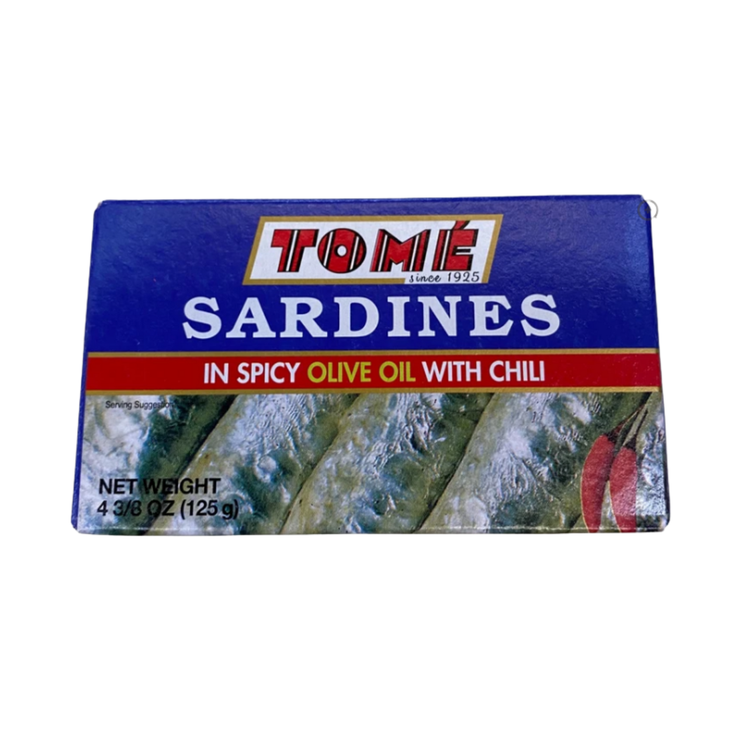 Tome Sardines Blue In  Spicy Olive Oil – 50/125g | 4.4oz